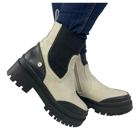 BOTIN PLANO DANNY ALMENDRA CON CREMALLERA