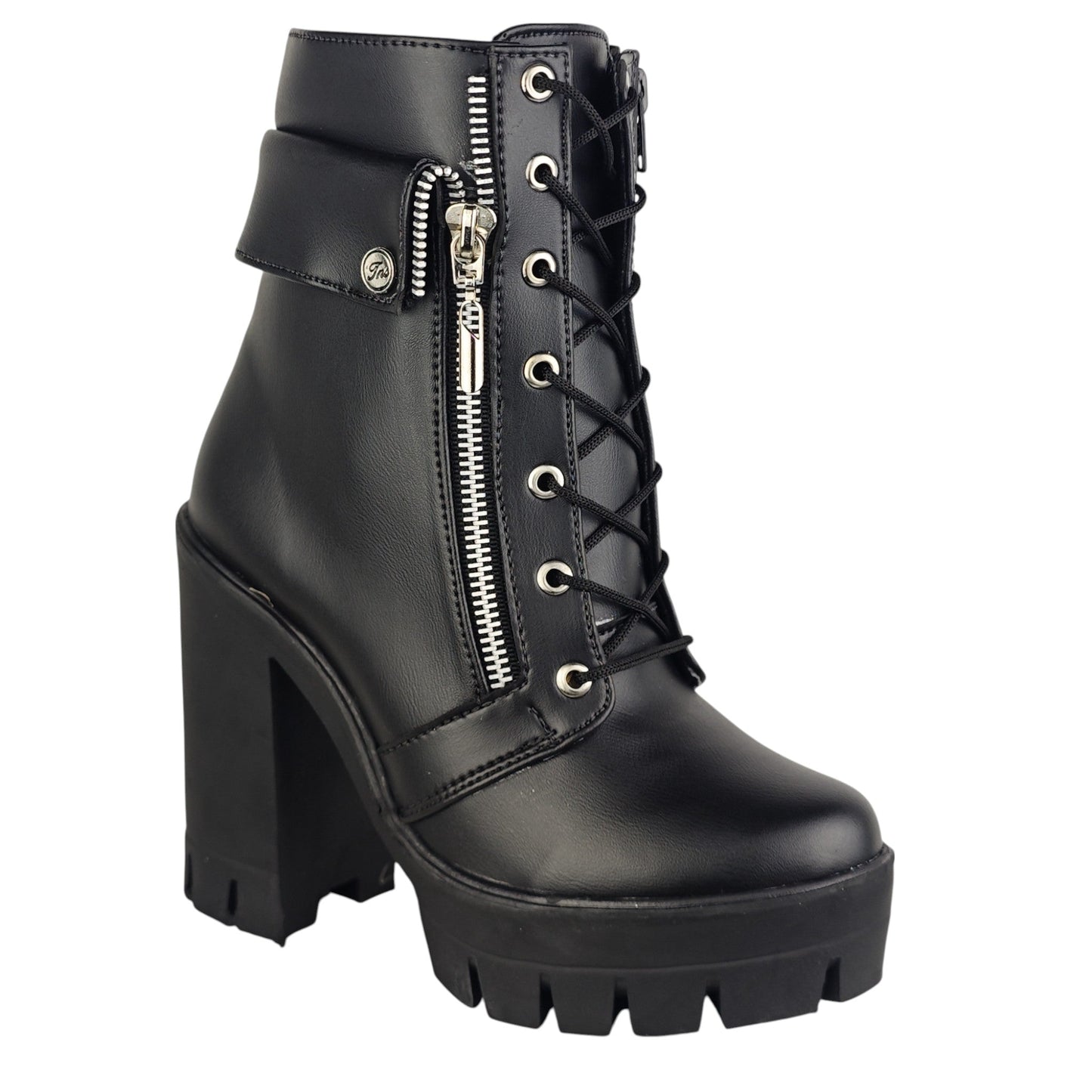 DANNA BASE CUERO NEGRO