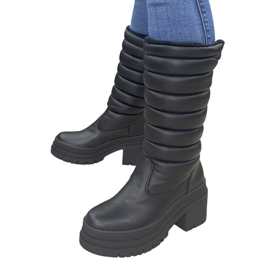 ESQUIMAL CREMALLERA BASE CUERO NEGRO