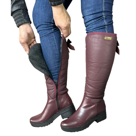 GLACIAR BASE CUERO VINOTINTO