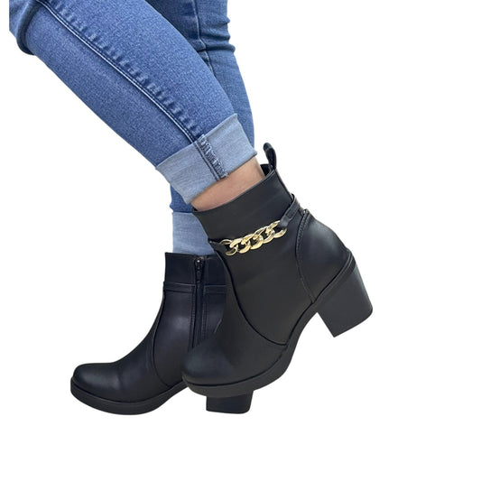 LUZ BASE CUERO NEGRO