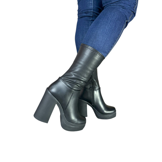 TOKIO BASE CUERO NEGRO