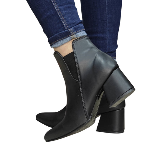 CHELSEA BASE CUERO NEGRO