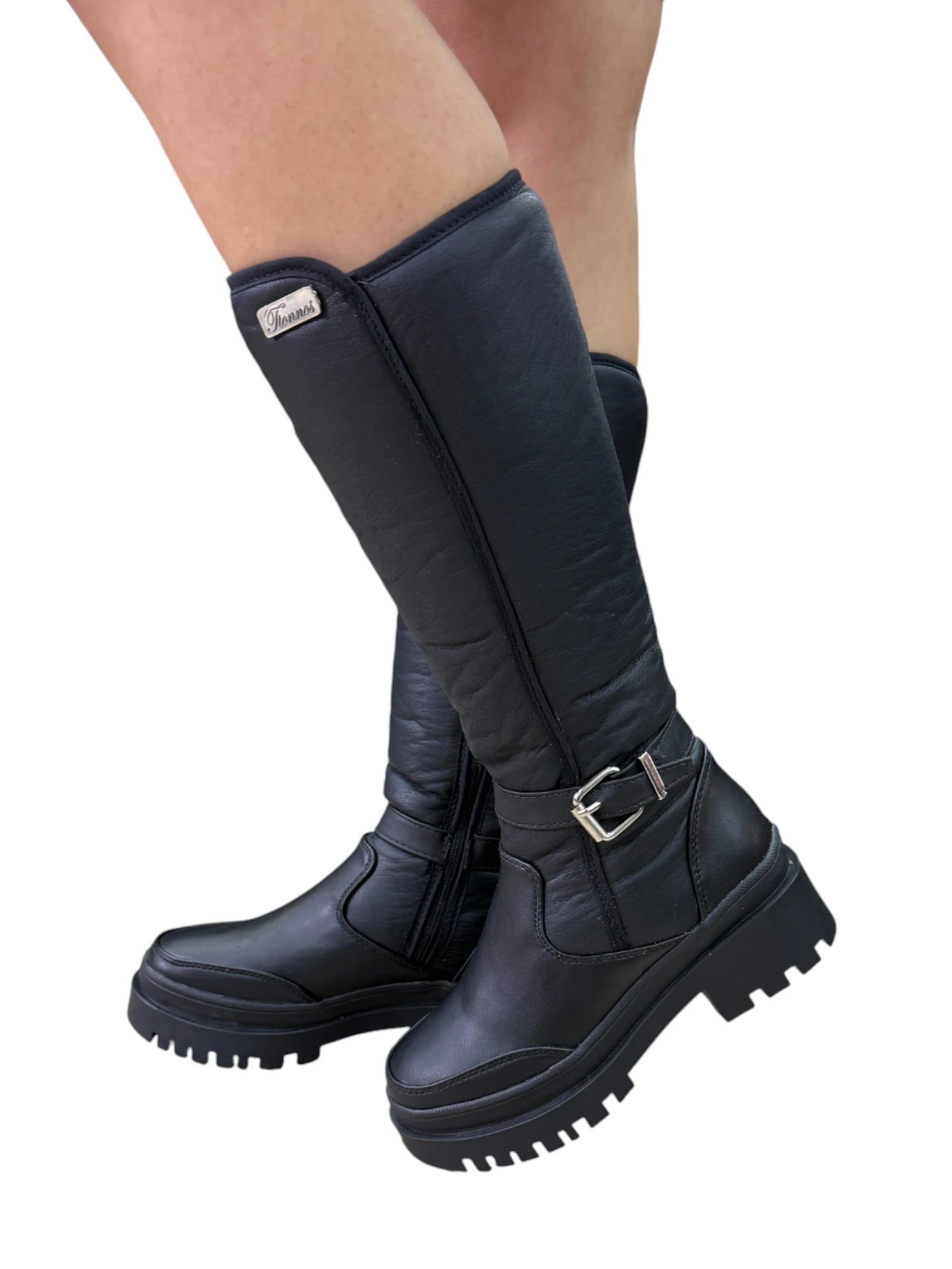 VIENA BASE CUERO NEGRO