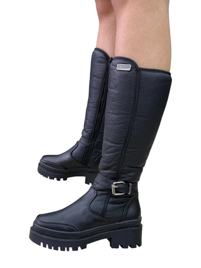 VIENA BASE CUERO NEGRO