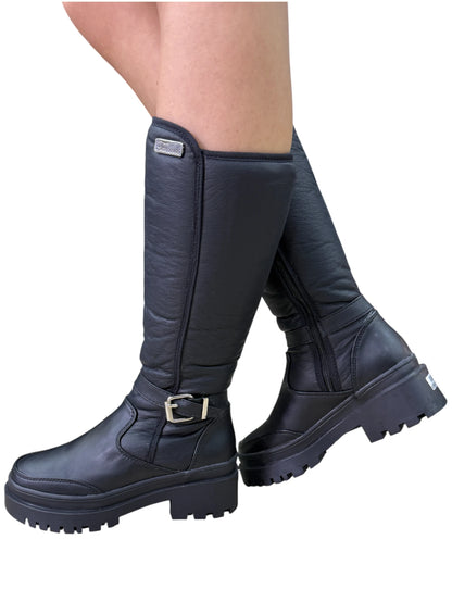 VIENA BASE CUERO NEGRO