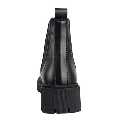 BOTIN ALEJA BASE CUERO NEGRO PLANO