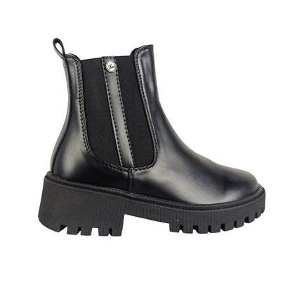 BOTIN ALEJA BASE CUERO NEGRO PLANO
