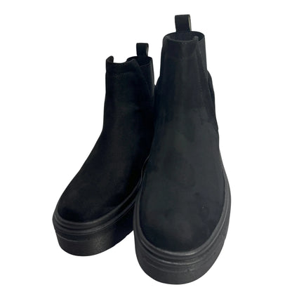 BOTIN PLANO BOSTON NEGRO SUELA 4.0 CM