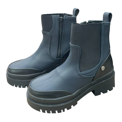 BOTIN PLANO DANNY AZUL CON CREMALLERA