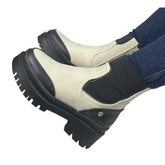 BOTIN PLANO DANNY ALMENDRA CON CREMALLERA