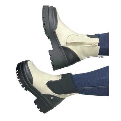 BOTIN PLANO DANNY ALMENDRA CON CREMALLERA