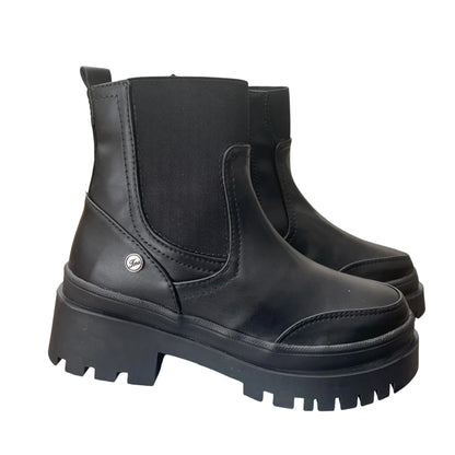 BOTIN PLANO DANNY NEGRO CON CREMALLERA