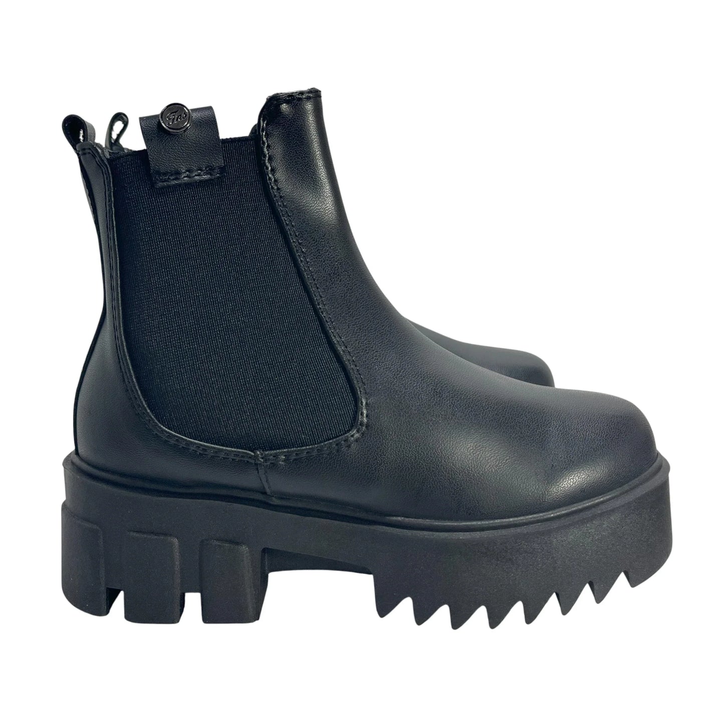 BOTIN PLANO LAURA LARGO NEGRO SUELA 4.0 CM