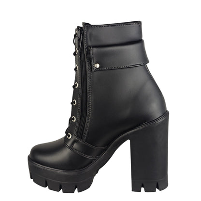 DANNA BASE CUERO NEGRO