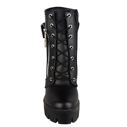 DANNA BASE CUERO NEGRO