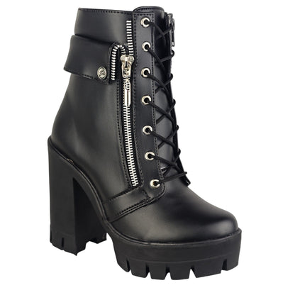DANNA BASE CUERO NEGRO