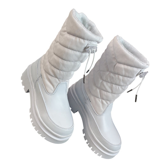 BOTIN ESQUIMAL BASE CUERO BLANCO