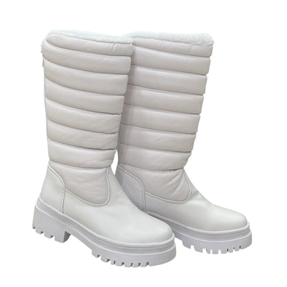 ESQUIMAL CREMALLERA BASE CUERO BLANCO