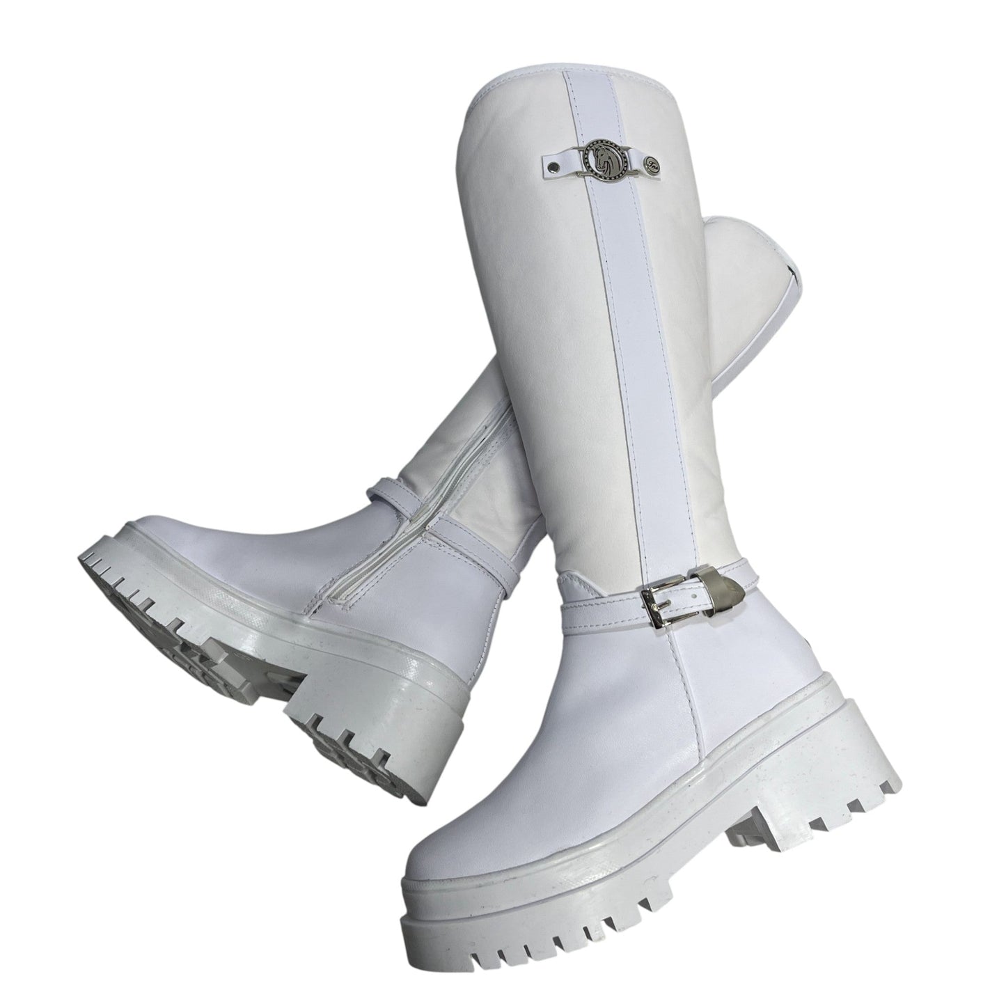 GLACIAR PLATAFORMA BASE CUERO BLANCO