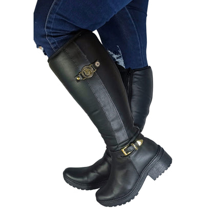 GLACIAR 2 BASE CUERO NEGRO