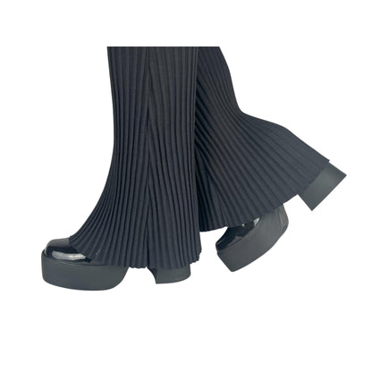 Zapato tacón 7.5 cm Negro charol Mafalda