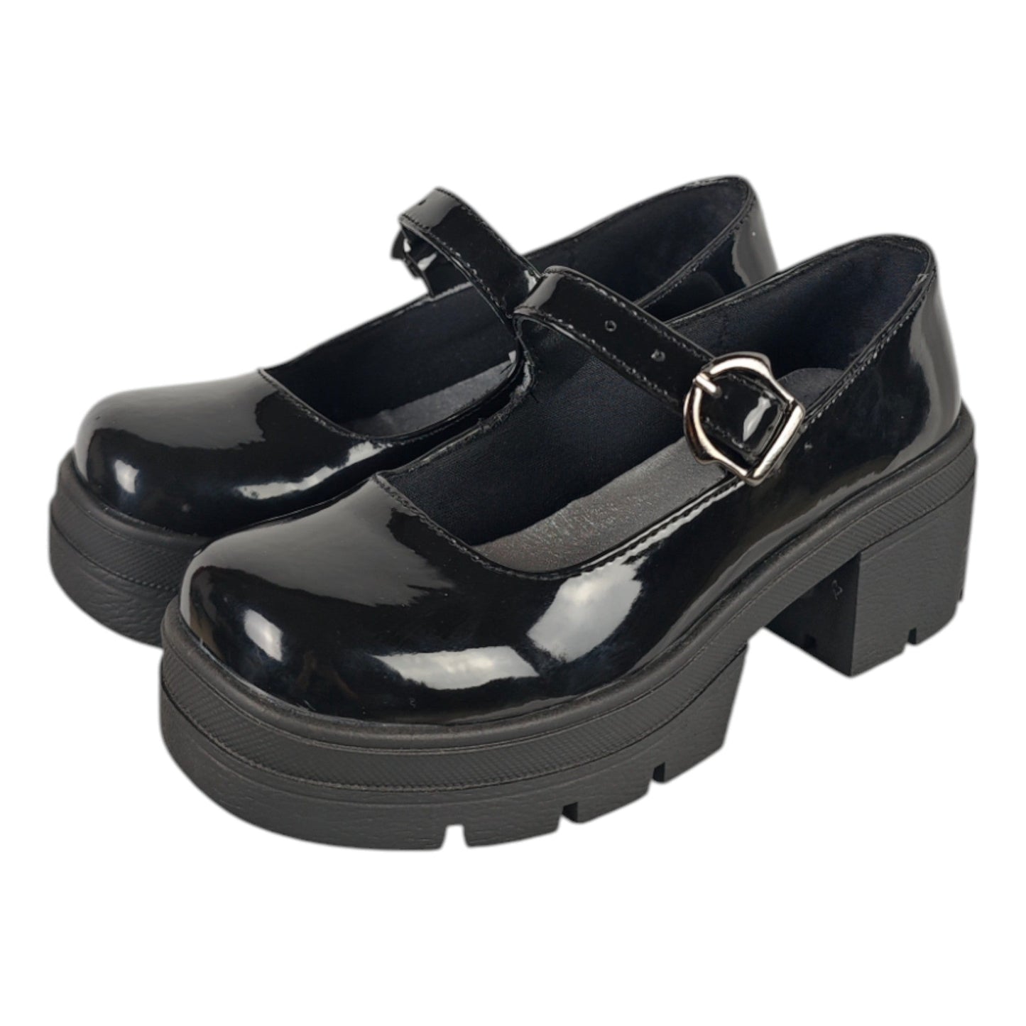 Zapato plano Negro charol Mafalda