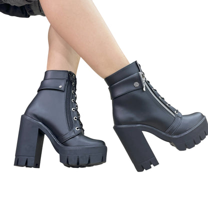 DANNA BASE CUERO NEGRO